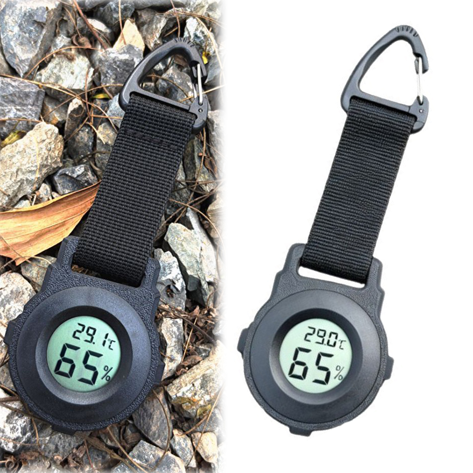 Digital Hygrometer Probe - Room Thermometer with LCD Display Digital