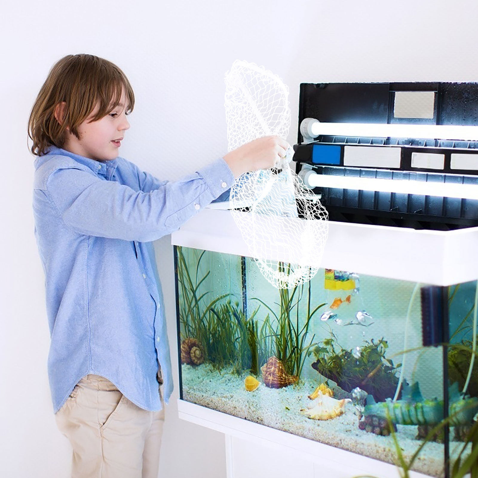 Screen Top Mesh - Aquarium Nylon Top Cover 40x20cm Fish