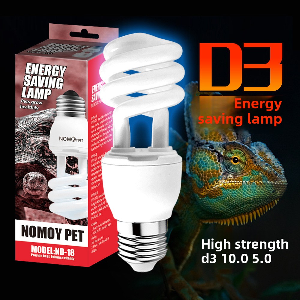 Vitamin D3 Reptile - NOMOY 13W High-Intensity UVB Reptile Lamp