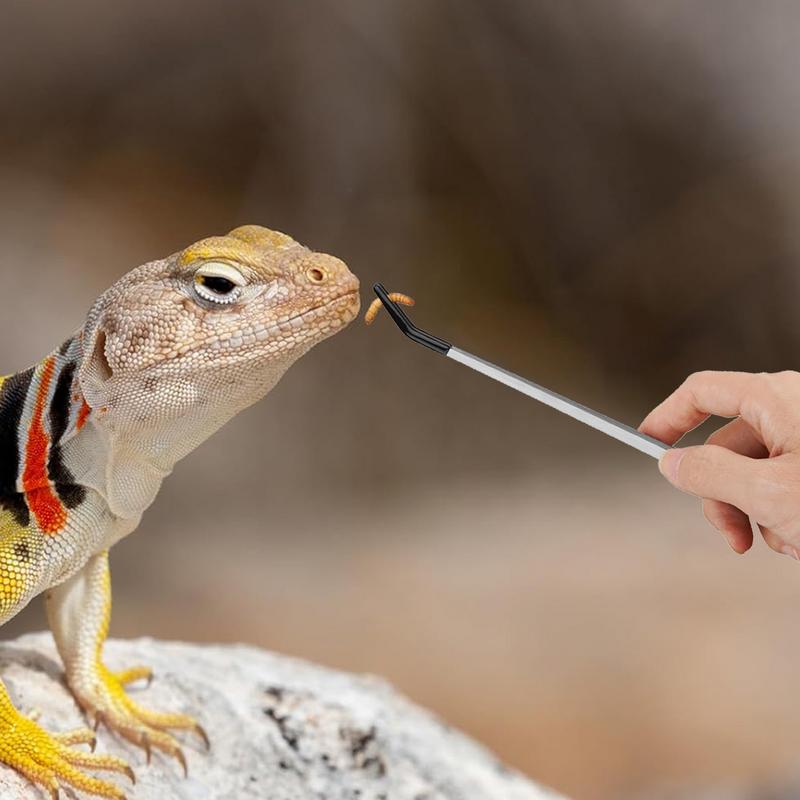 Feeding Tong Stainless - Extra Long Reptile Feeding Tongs Bearded