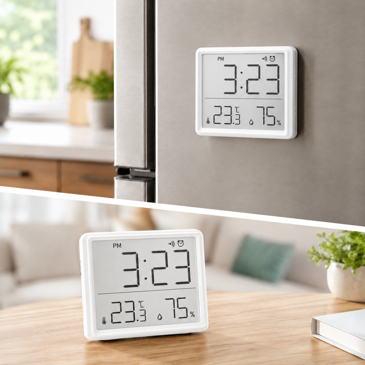Digital Hygrometer Probe - Multifunction Thermometer Hygrometer Automatic Electronic Temperature