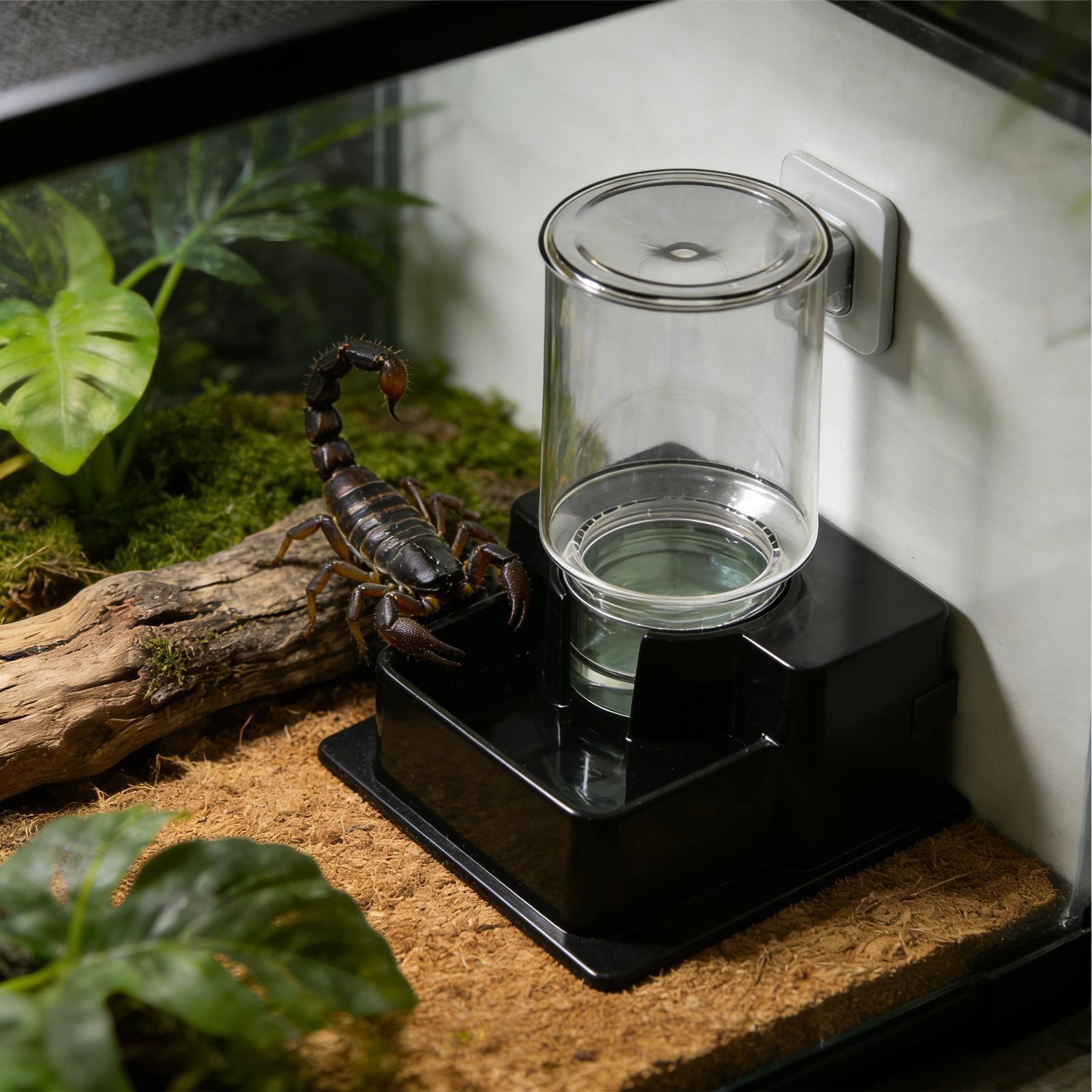 Water Dish Reptile - Automatic Reptile Water Dish Reusable Container