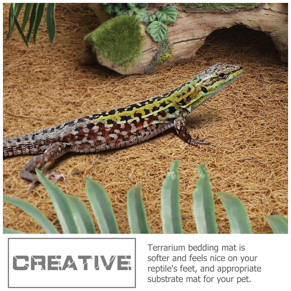 Substrate Coconut Fiber - Natural Coconut Fiber Reptile Carpet Mat
