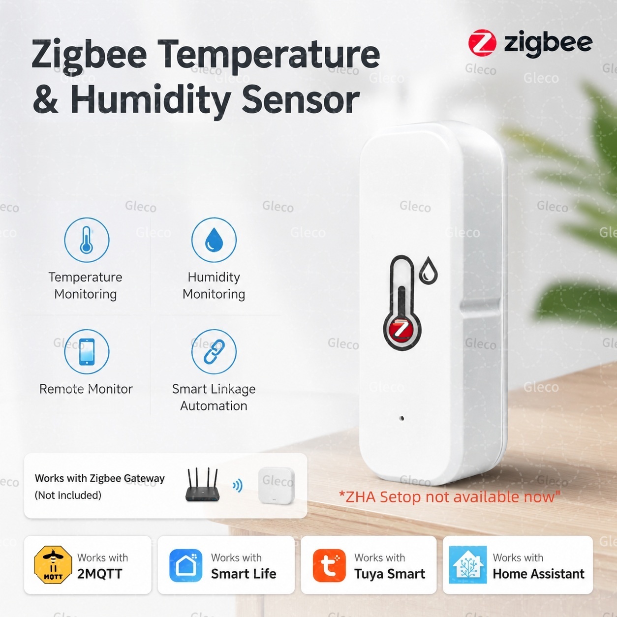 Digital Hygrometer Probe - Tuya Zigbee 3.0 Mini Temperature And