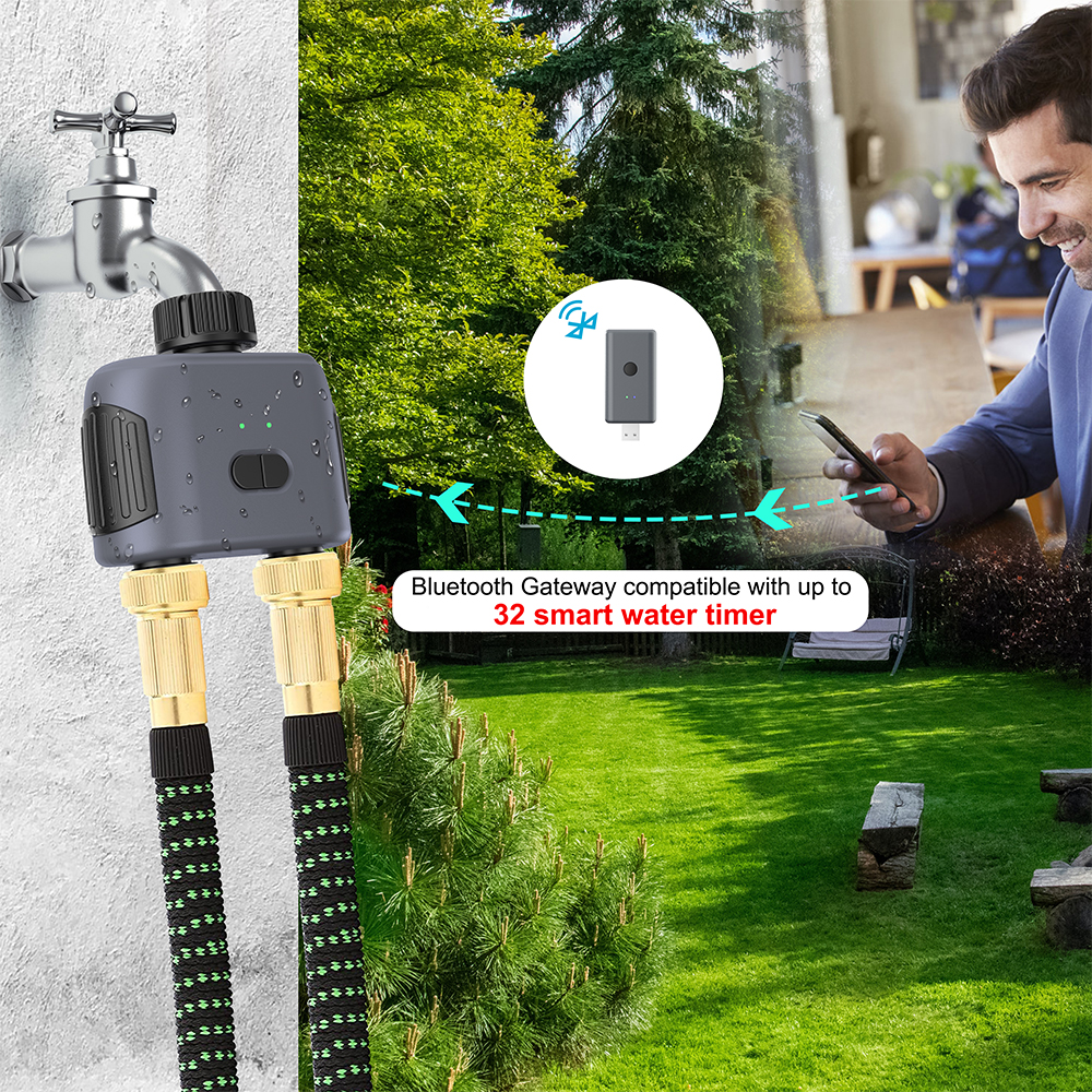 Timer Dual Outlet - 2 Outlets Tuya Smart Garden Watering