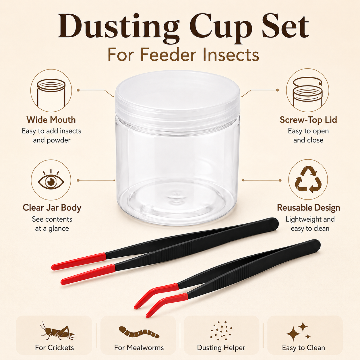Reptile Feeder Insect Dusting  - Calcium Powder Reptile review and price
