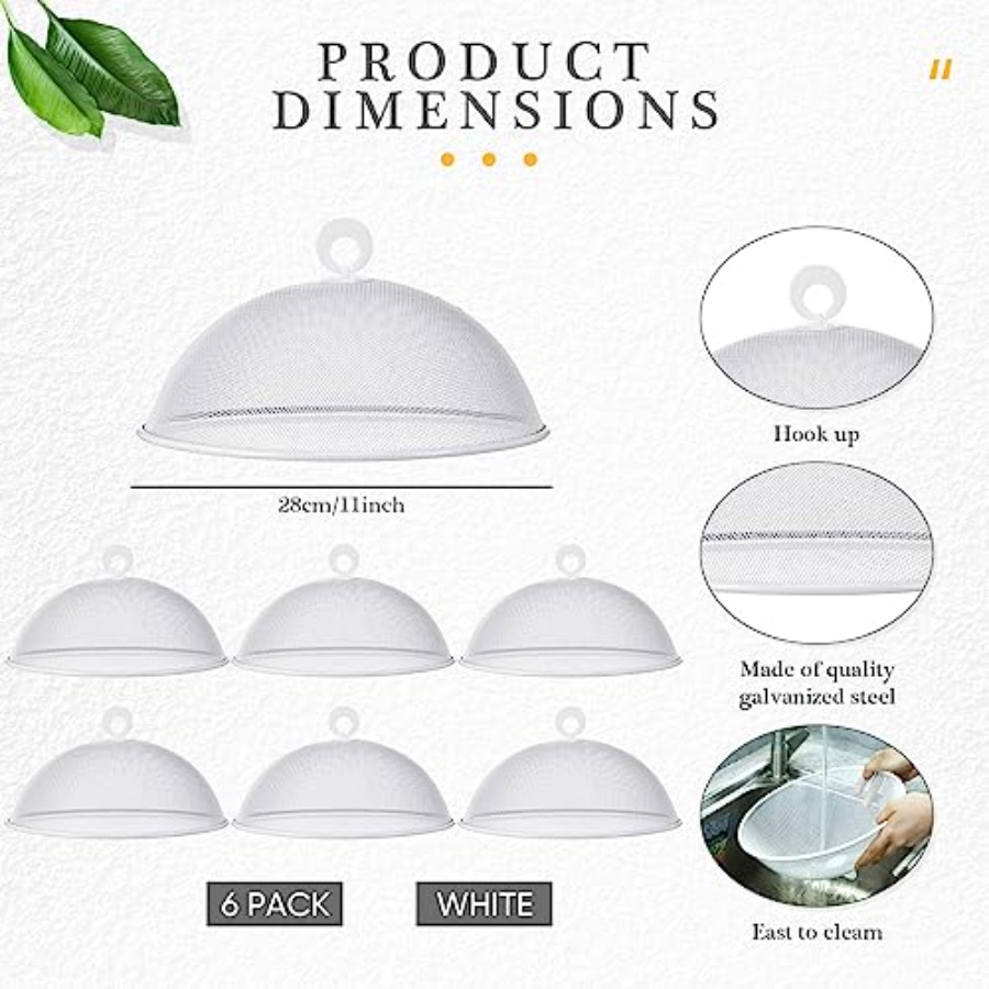 Gerrii 6 Pcs Metal Mesh Food C - Screen Top Mesh review and price