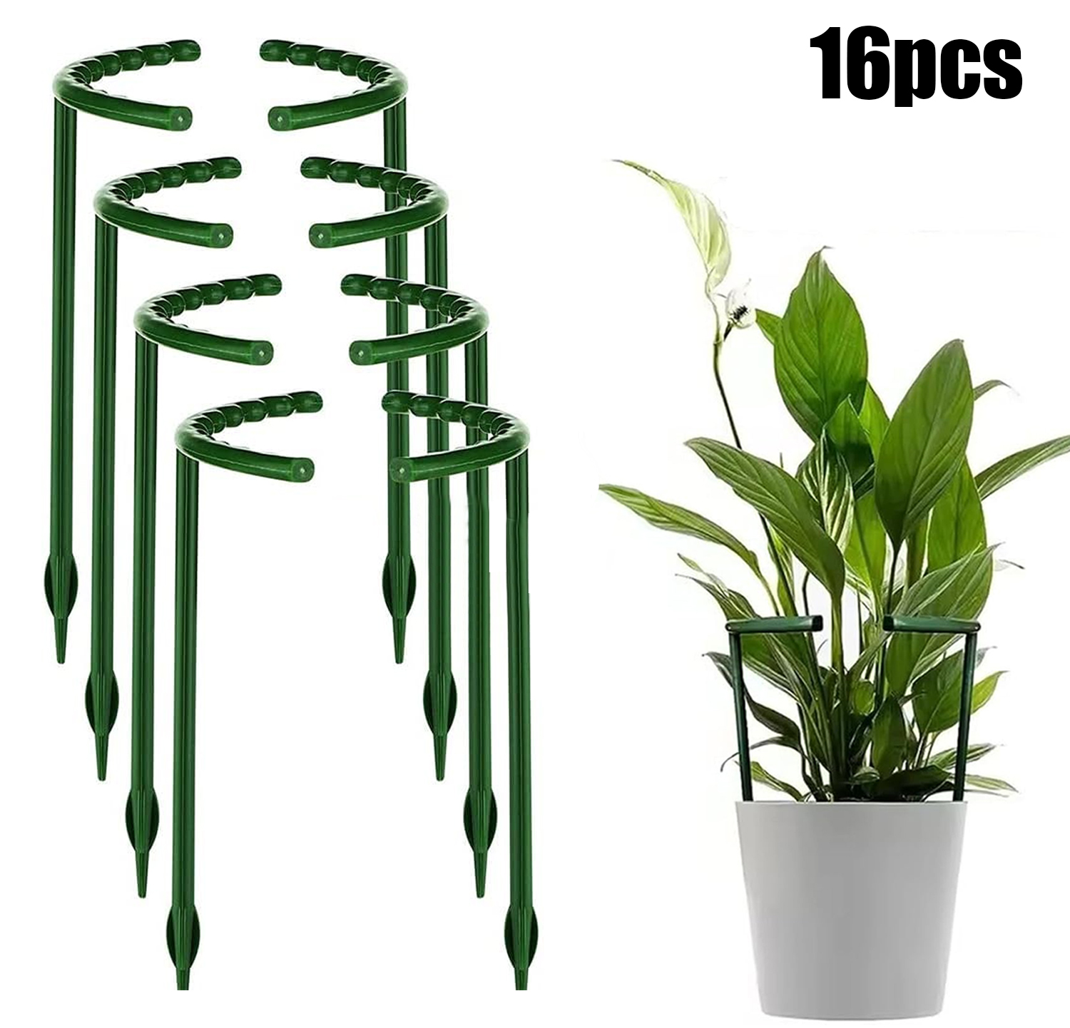 1/16pcs Plant Support Stake Fl - Vine Climbing Plastic review and price