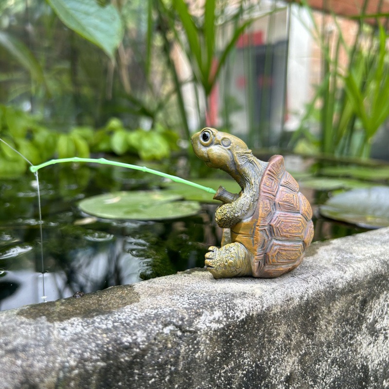 Turtle fishing fish tank aquar - Water Dish Reptile review and price