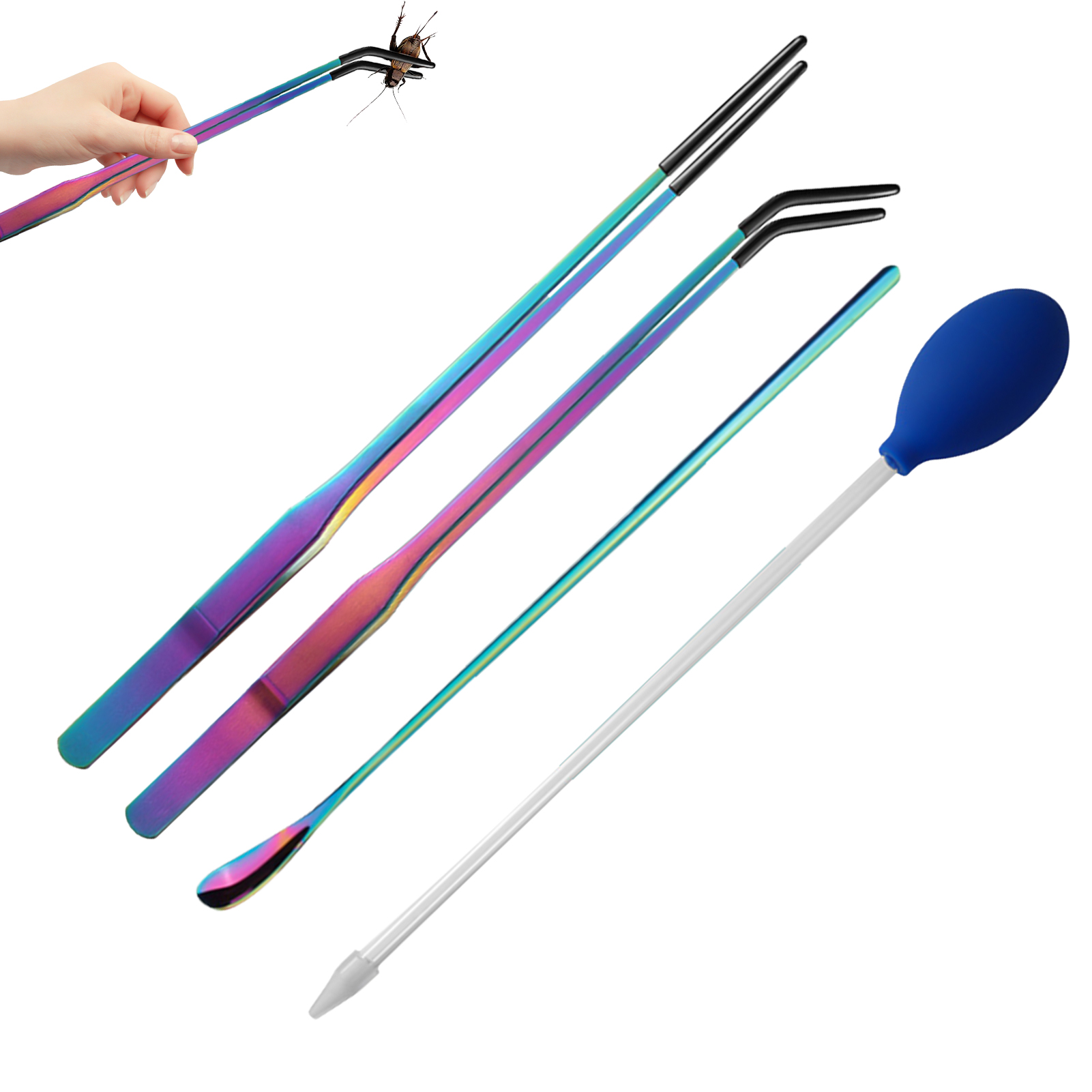 4pcs Reptile Feeding Tongs Aqu - Feeding Tong Stainless review and price