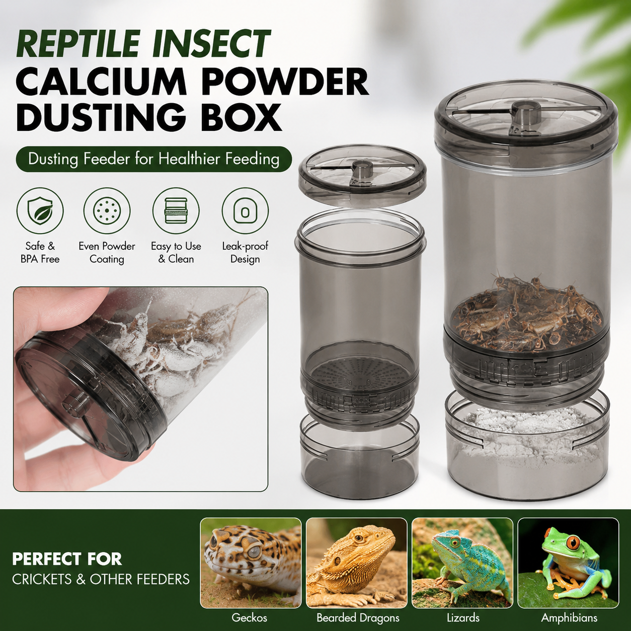 Reptile Insect Calcium Powder  - Calcium Powder Reptile review and price