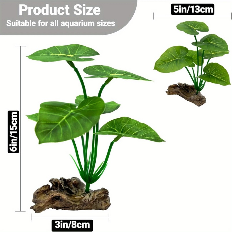 1pc Artificial Aquarium Plants - Water Dish Reptile review and price