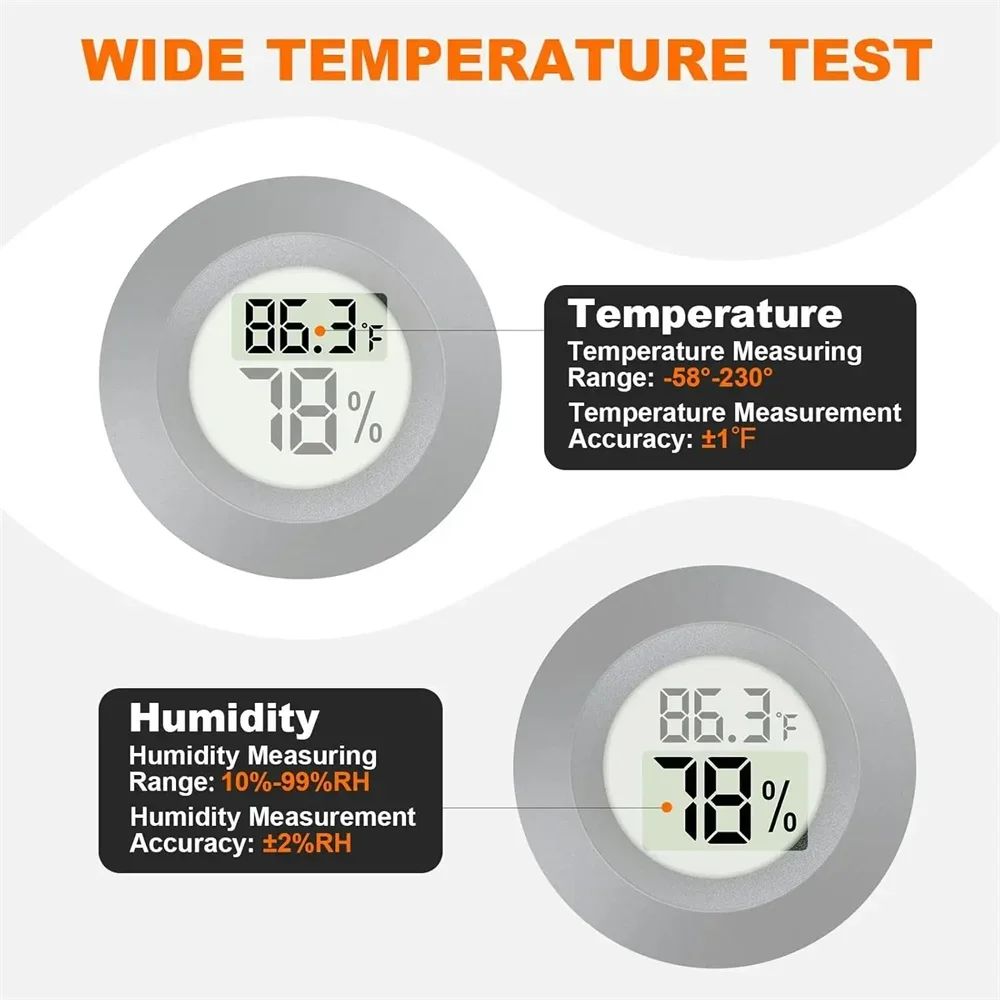 Mini Round Digital Thermometer - Digital Hygrometer Probe review and price
