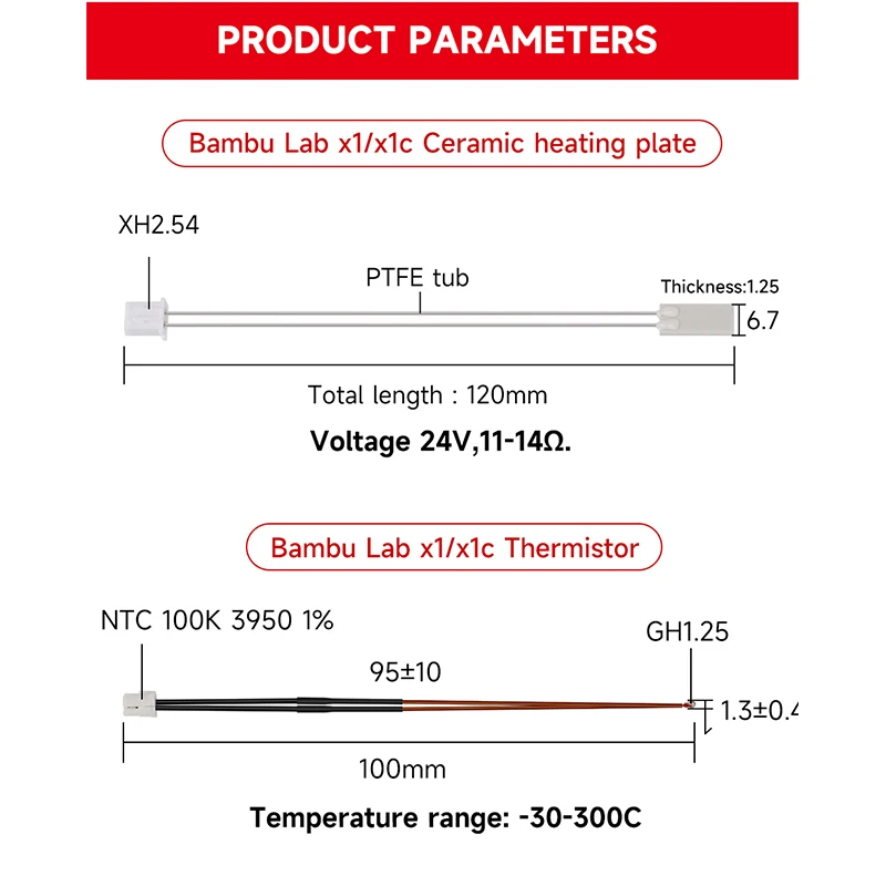 For Bambulab Hotend Heater The - Ceramic Heat Emitter review and price