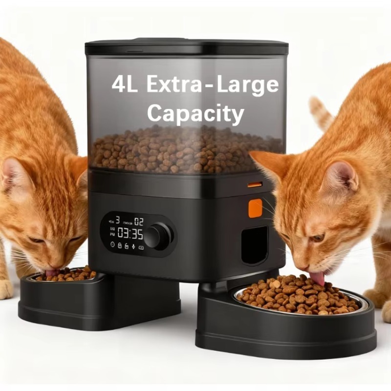 Automatic Pet Feeder Smart Cat - Timer Dual Outlet review and price