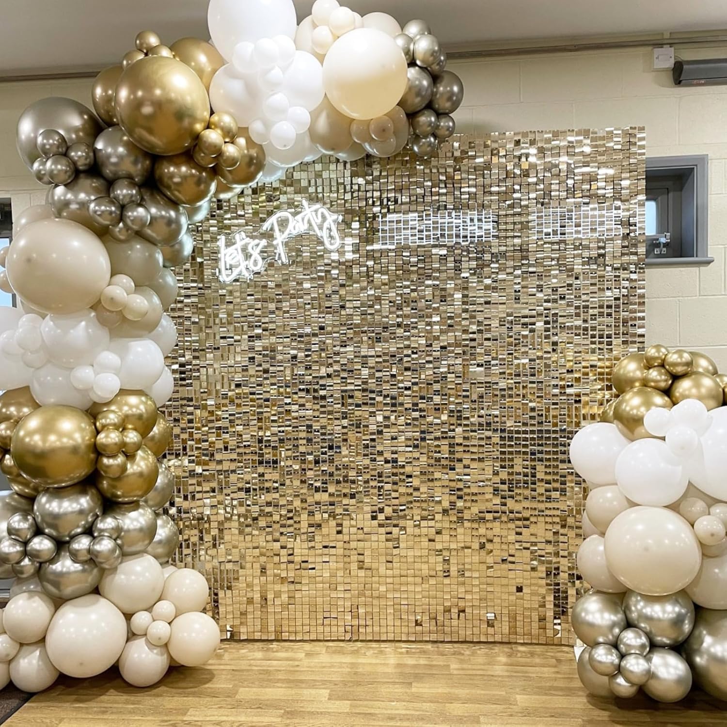 12pcs Light Gold Shimmer Wall  - Pvc Panel Background review and price