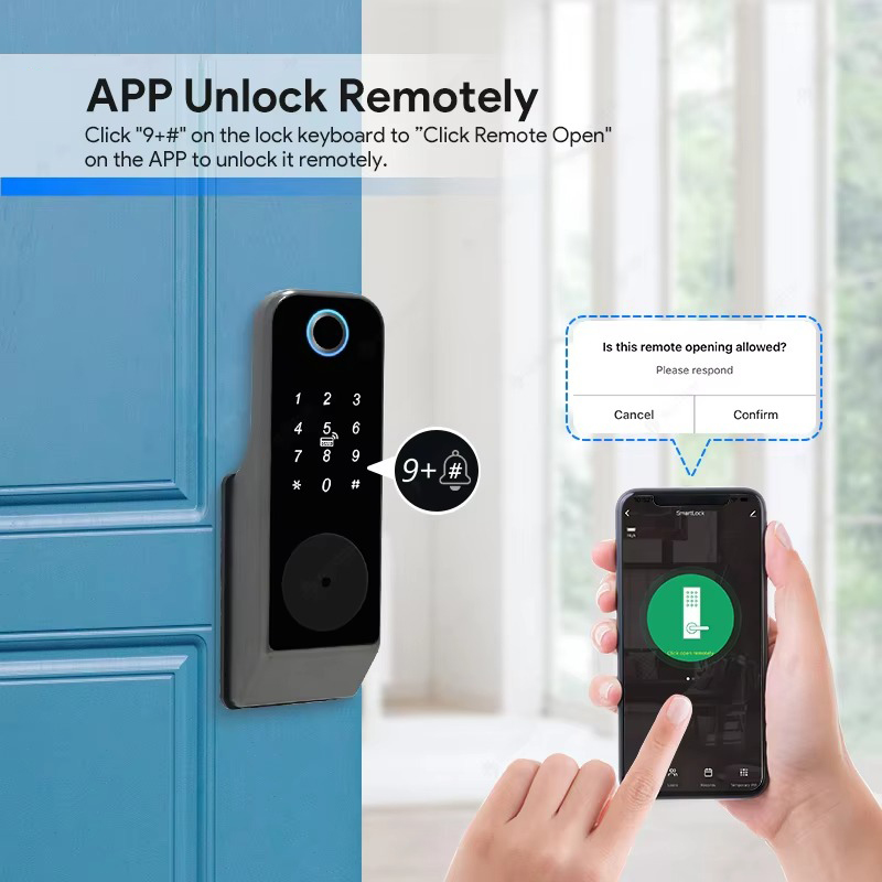 Waterproof Fingerprint Lock Tu - Glass Door Hinge review and price