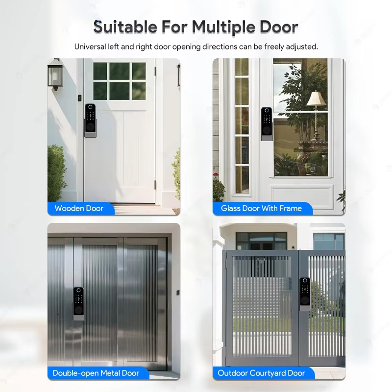 Waterproof Fingerprint Lock Tu - Glass Door Hinge review and price