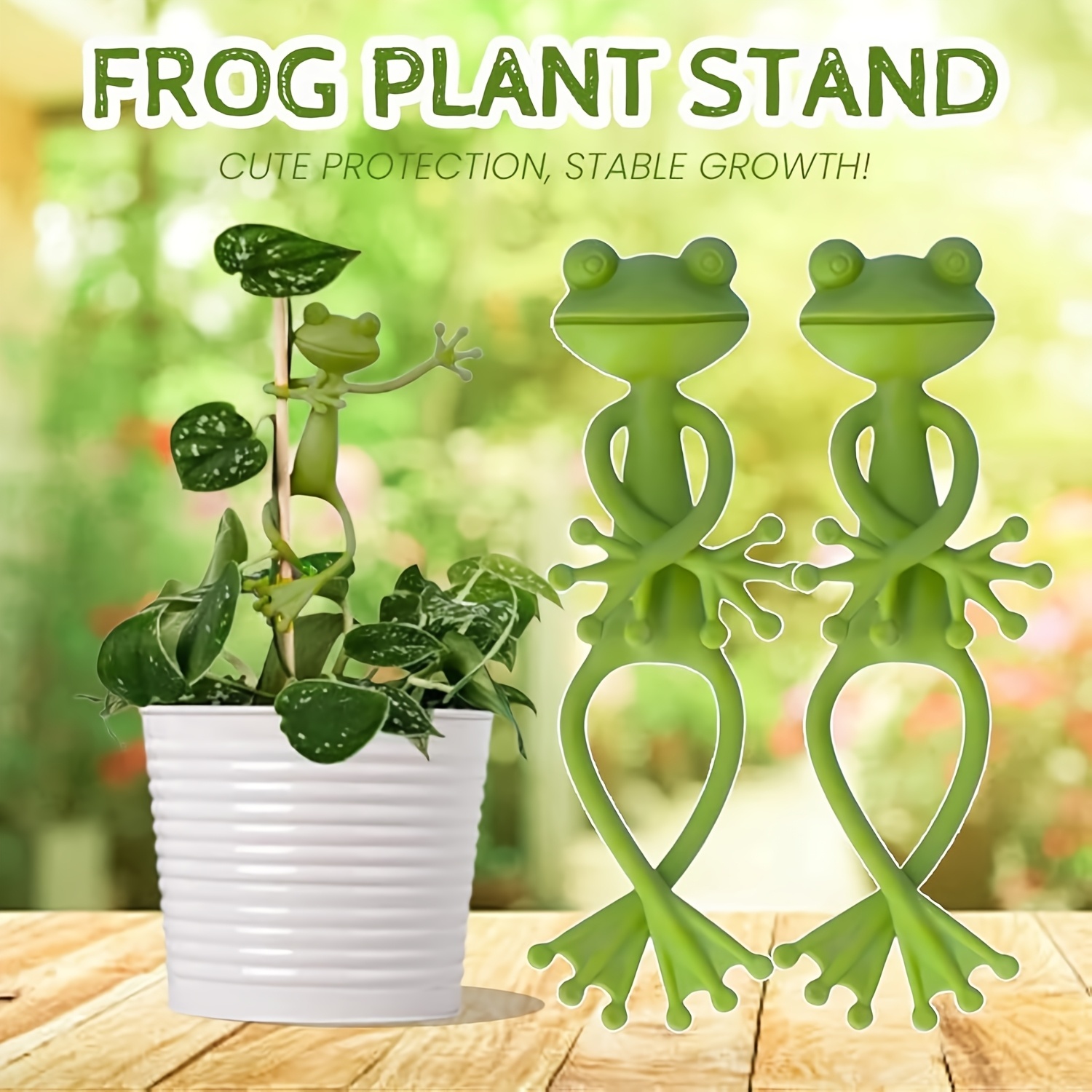 Creative Green Frog Plant Fixi - Vine Climbing Plastic review and price