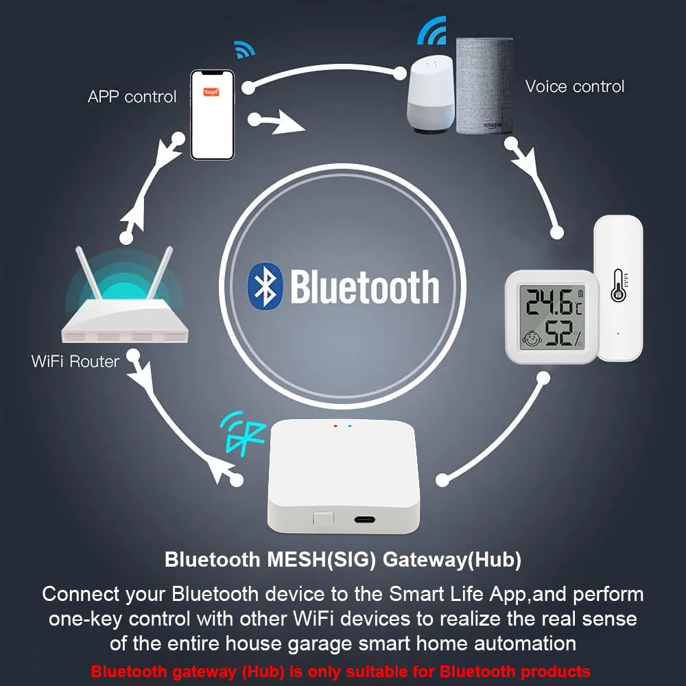 Tuya Bluetooth Gateway Hub or  - Digital Hygrometer Probe review and price