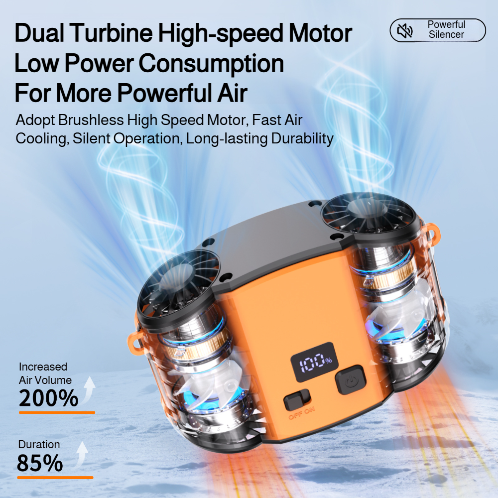 Outdoor Double Air Outlet Fan  - Timer Dual Outlet review and price