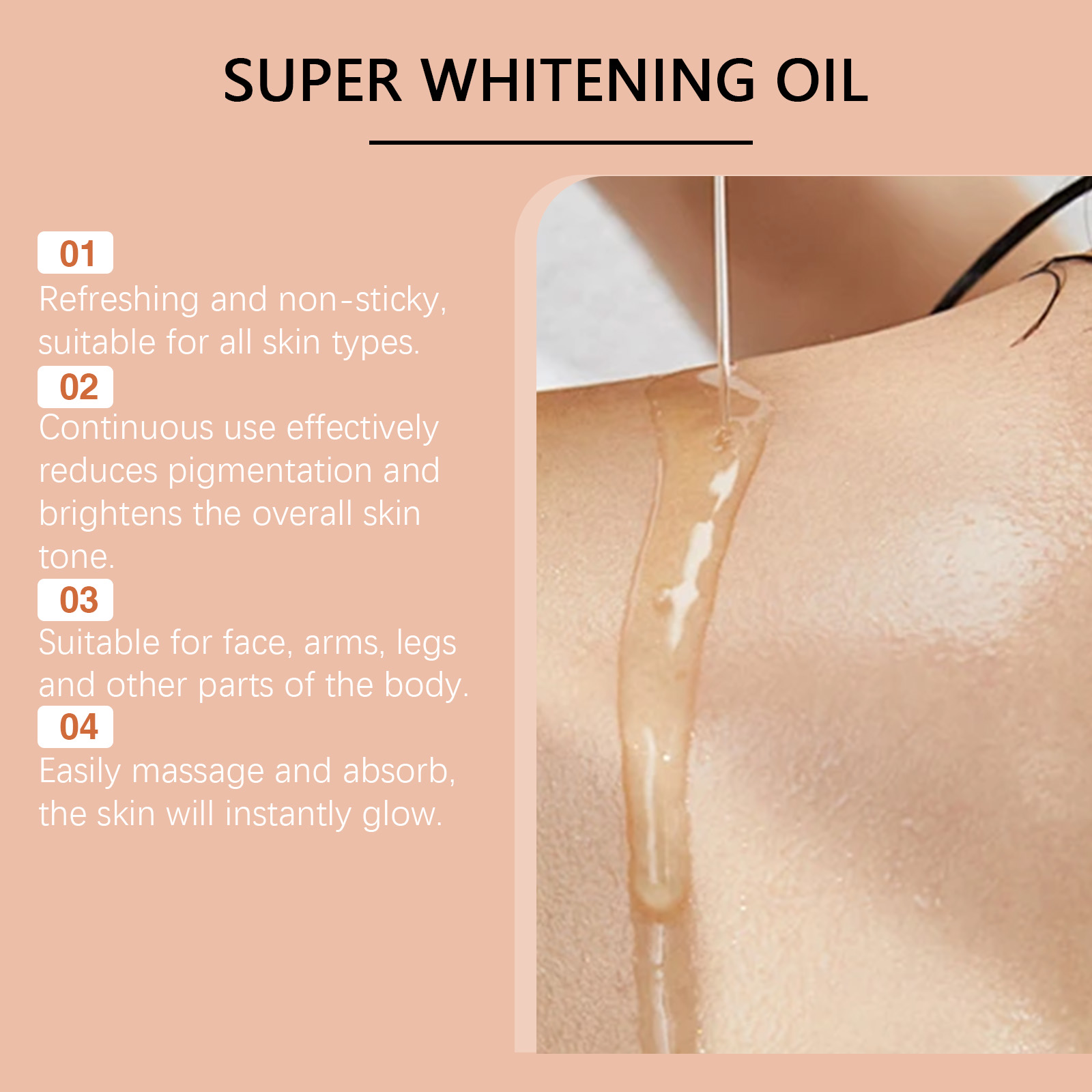 Body Whitening Oil 100ml Natur - Substrate Coconut Fiber review and price
