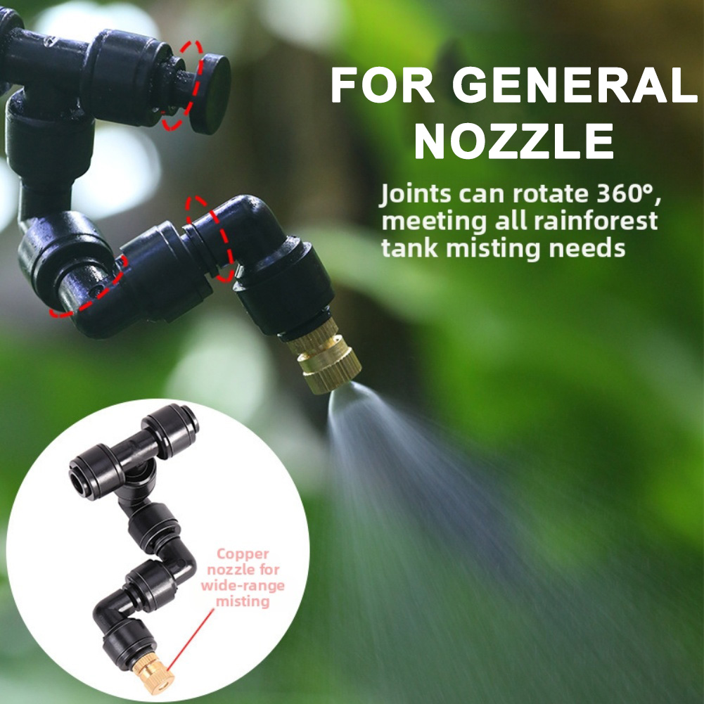 2 PCS Black Atomizing Nozzle 3 - Misting Nozzle Reptile review and price