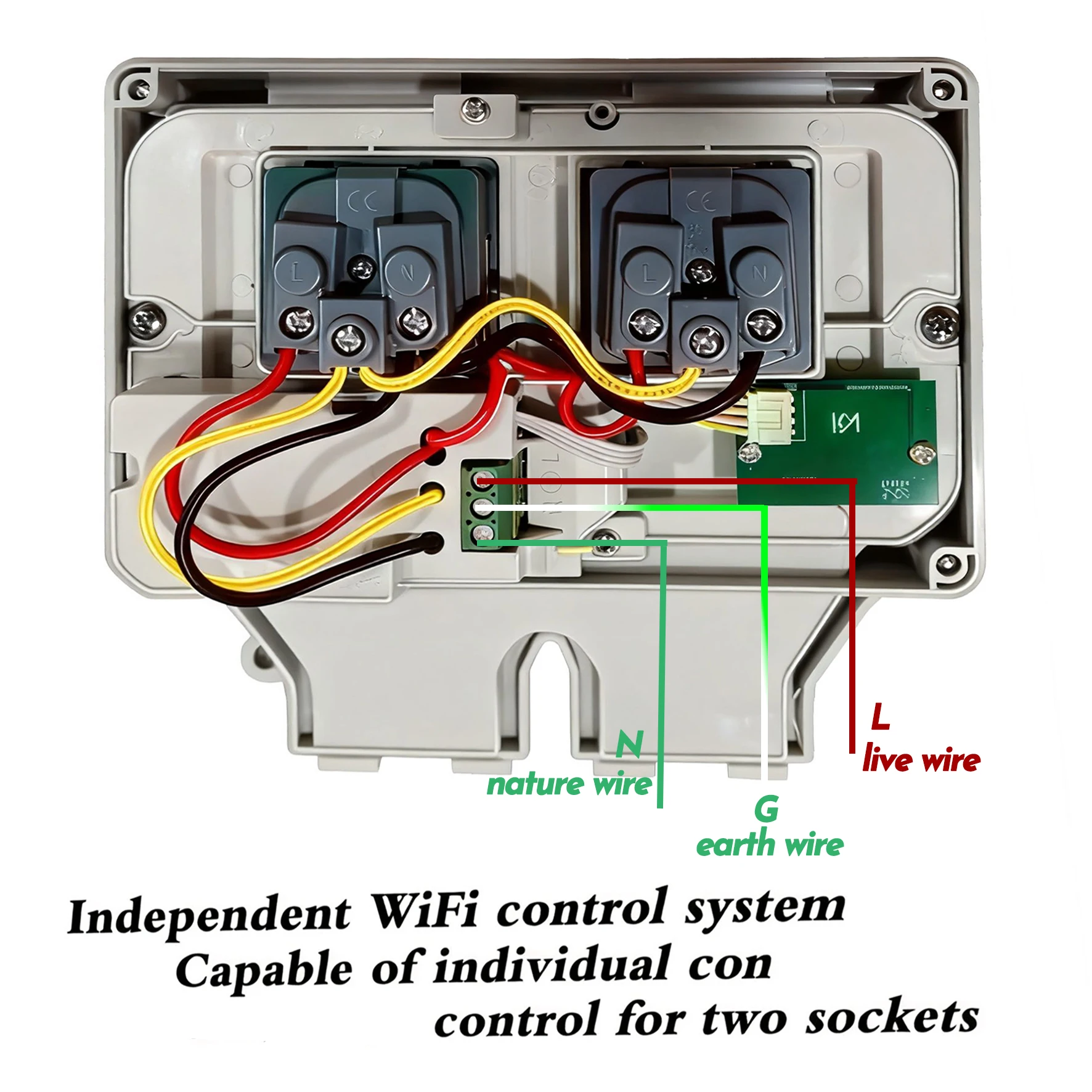 Tuya Waterproof Electrical Wal - Timer Dual Outlet review and price
