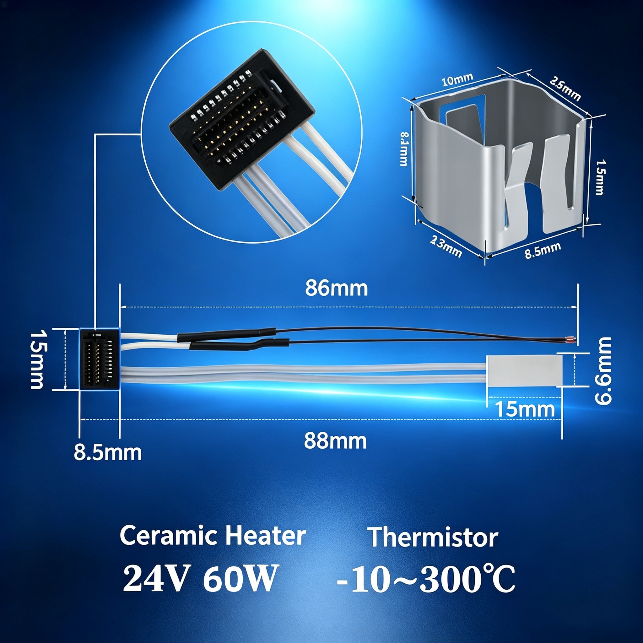 Caremic Heater & Thermistor Fo - Ceramic Heat Emitter review and price