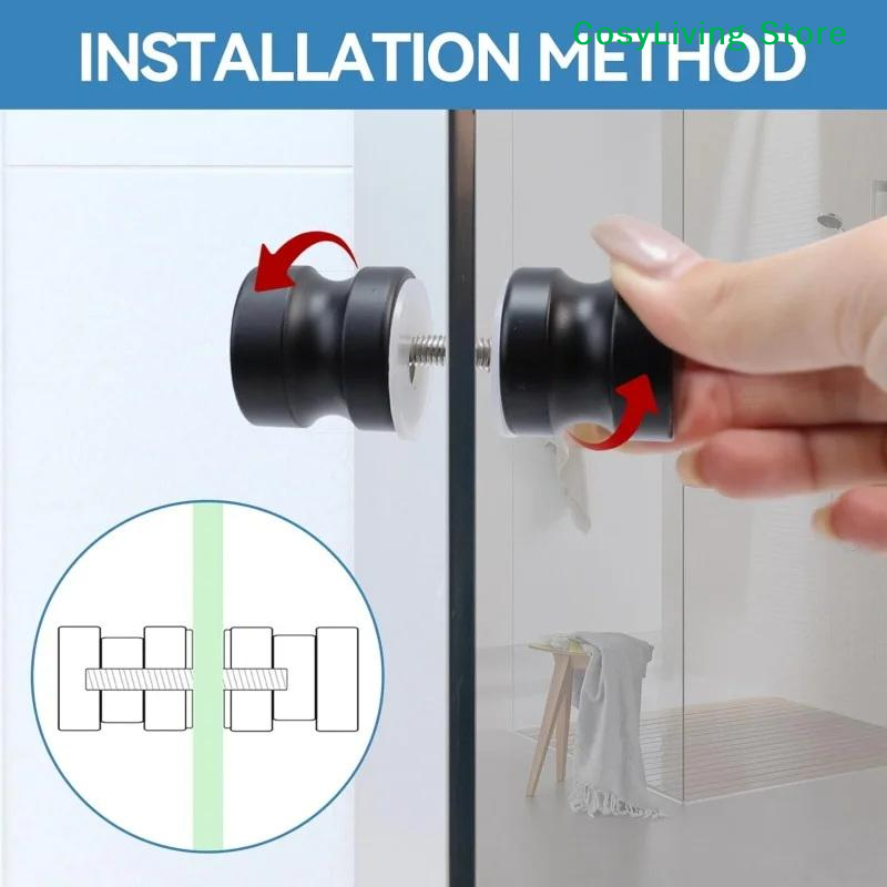 [CL]Stylish Shower Glass Door  - Glass Door Hinge review and price