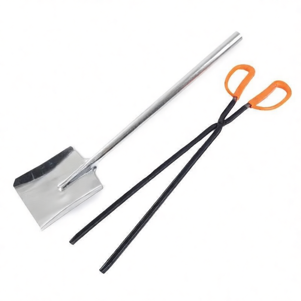 Fireplace Cleaning Kit Stainle - Feeding Tong Stainless review and price