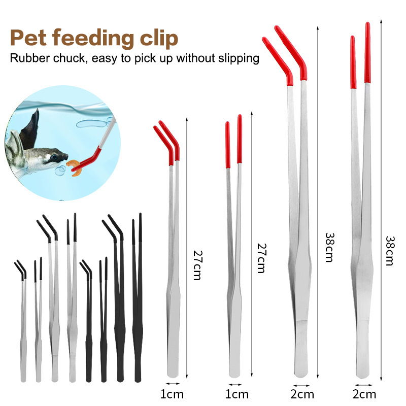 Reptile Feeding Tongs with Rub - Feeding Tong Stainless review and price